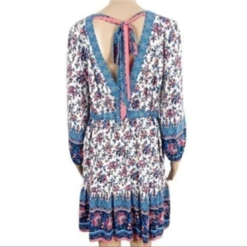 Loft Beach Rayon v-neck floral dress size small Style 524242 - Picture 3 of 9